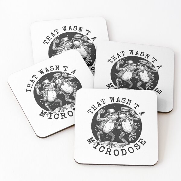 Item preview, That Wasn't A Microdose Dancing Tripping Frogs designed and sold by RockFireMerch.