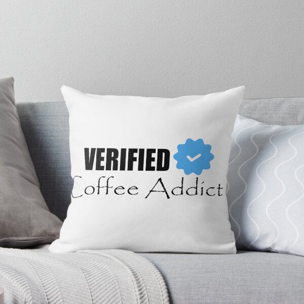 Item preview, Verified Coffee Addict – Powered by Caffeine designed and sold by GriffinRey.