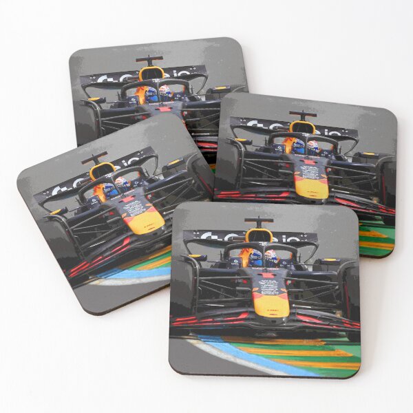 Item preview, Max Verstappen racing his 2025 F1 car at Albert Park during the Australian Grand Prix abstract designed and sold by Rodissimus1984.