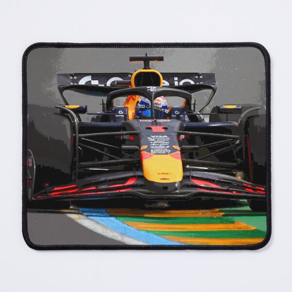 Item preview, Max Verstappen racing his 2025 F1 car at Albert Park during the Australian Grand Prix abstract designed and sold by Rodissimus1984.
