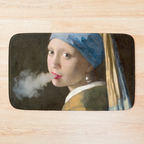 Item preview, Girl with earring vaping designed and sold by Photopat.