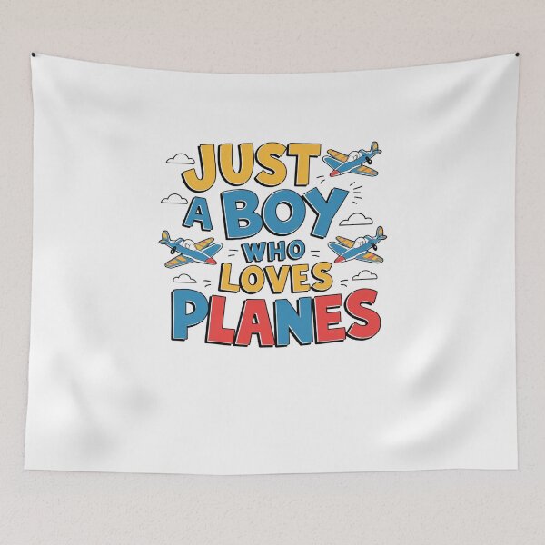 Item preview, Just a boy who loves planes designed and sold by Mateusz Majcherek.