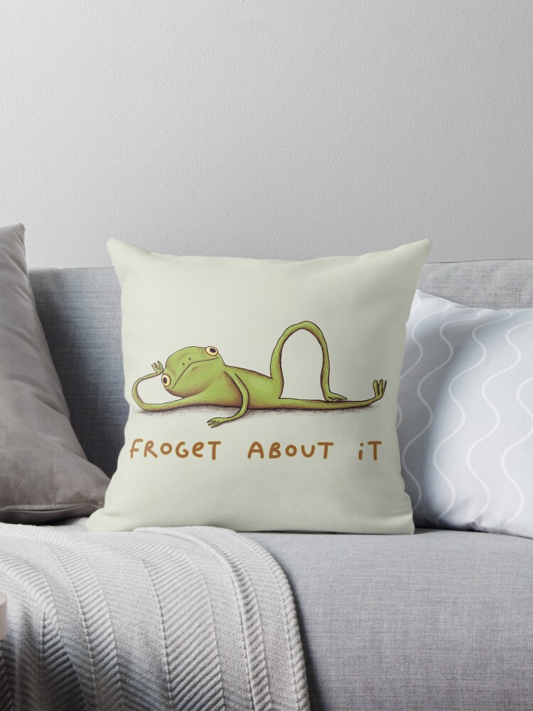 Thumbnail 1 of 4, Pillow, Froget About It designed and sold by SophieCorrigan.
