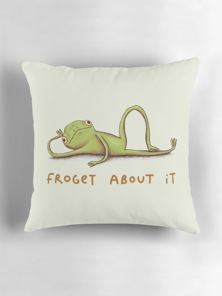 Thumbnail 3 of 4, Pillow, Froget About It designed and sold by SophieCorrigan.
