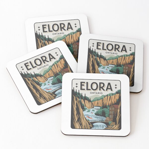 Item preview, Discover Elora, Ontario: Retro-Inspired Vintage Travel  designed and sold by skiprender.