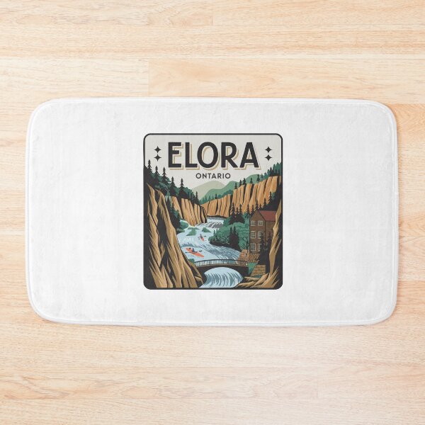 Item preview, Discover Elora, Ontario: Retro-Inspired Vintage Travel  designed and sold by skiprender.