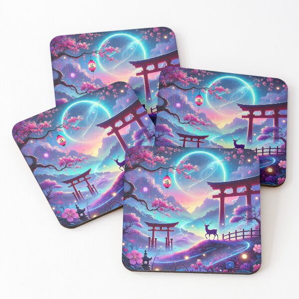 Item preview, Cosmic Deer and Sakura Glow designed and sold by Sassy Sierra.