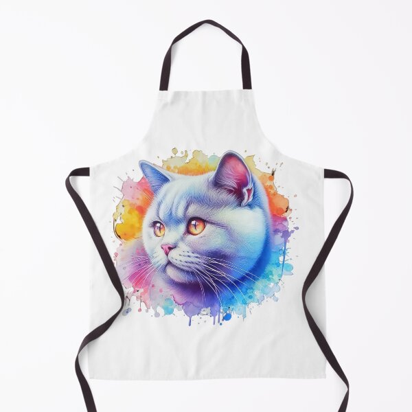 Item preview, A beautiful Chartreux cat with a colorful background designed and sold by Marcoshop10.