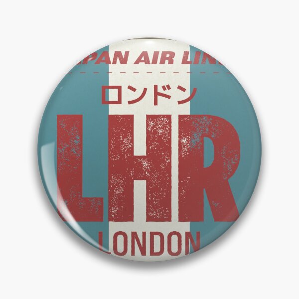 Item preview, Retro London Heathrow Japan airlines tag designed and sold by LostTravelersLab.