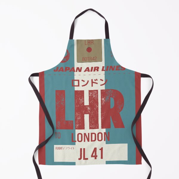 Item preview, Retro London Heathrow Japan airlines tag designed and sold by LostTravelersLab.