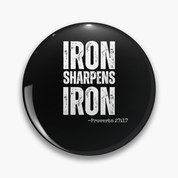 Item preview, Iron Sharpens Iron Christian Weight Lifter Proverbs 27:17 designed and sold by snowry.