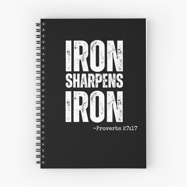 Item preview, Iron Sharpens Iron Christian Weight Lifter Proverbs 27:17 designed and sold by snowry.
