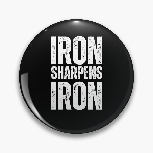 Item preview, Iron Sharpens Iron Christian Weight Lifter cool gym workout designed and sold by snowry.