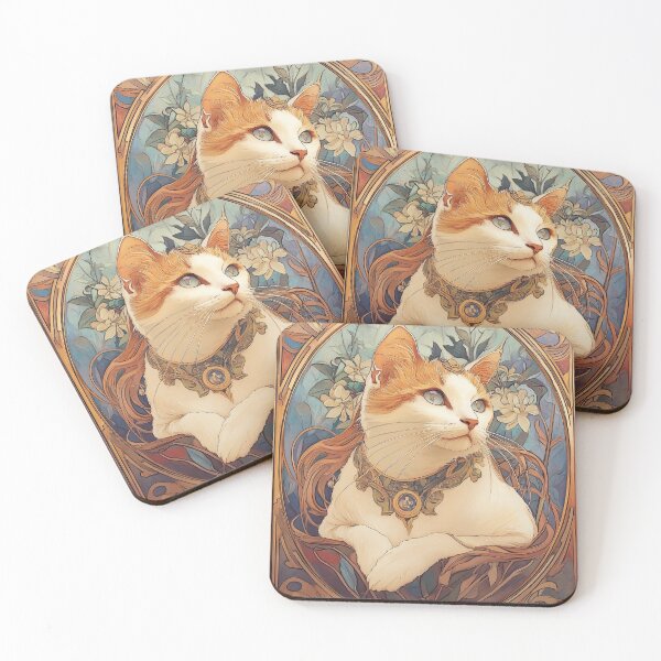 Item preview, cat Art Nouveau Ragdoll_01 designed and sold by TailTalesJP.