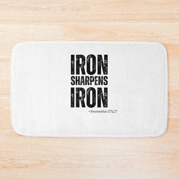 Item preview, Iron Sharpens Iron Christian Workout Proverbs 27:17 designed and sold by snowry.