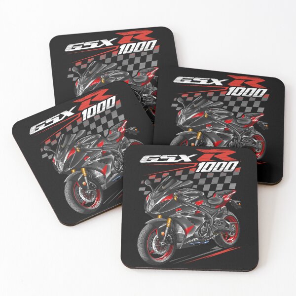 Artikelvorschau, Suzuki GSXR1000 2019–2020 (Glass Sparkle Black & Pearl Mira Red) für Motorradfahrer entworfen und verkauft von MotoApparelHub.