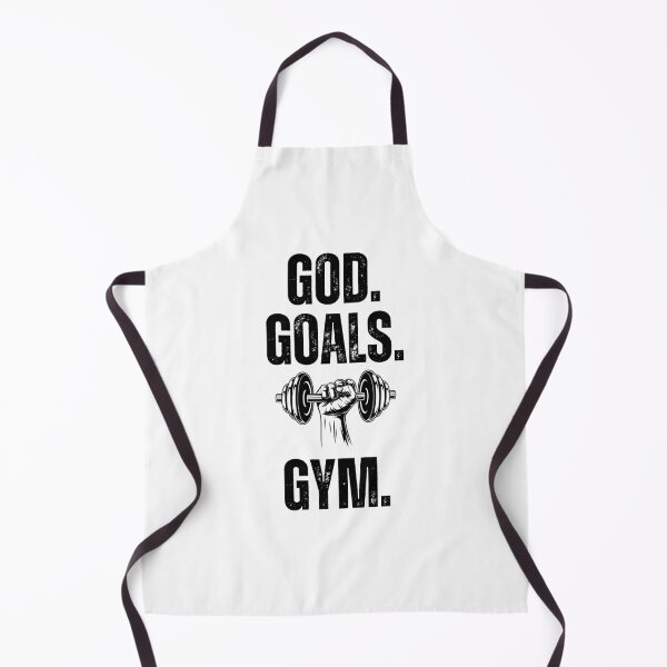 Item preview, God. Goals. Gym. dumbbell Christian Weight Lifter cool gym designed and sold by snowry.