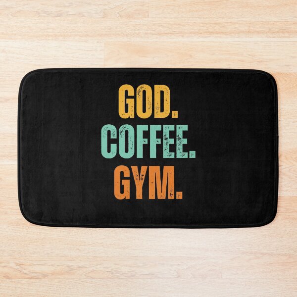 Item preview, Retro God. Coffee. Gym. Christian Weight Lifter workout gym designed and sold by snowry.