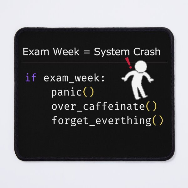 Item preview, Exam Week = System Crash designed and sold by WDWL idea2design.