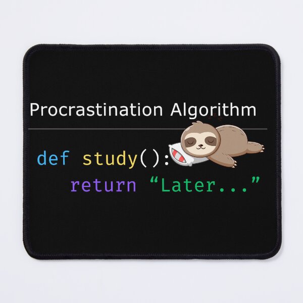Item preview, Procrastination Algorithm designed and sold by WDWL idea2design.