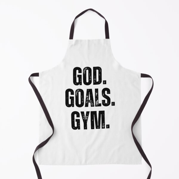 Item preview, God. Goals. Gym. vintage Christian faith Weight Lifter gym designed and sold by snowry.