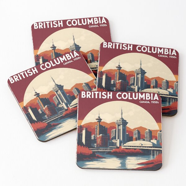 Item preview, British Columbia Canada 1950s Vintage Travel Tourism designed and sold by TravelersGems.