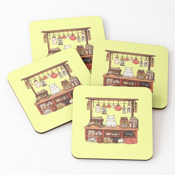 Item preview, Traditional Japanese Cat Shop designed and sold by RockFireMerch.