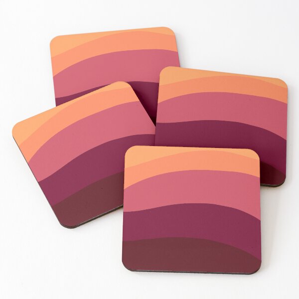 Item preview, A wave of orange and red designed and sold by SpectrumShine.