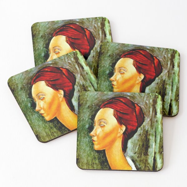 Item preview,  Red Headed Woman: Amedeo Modigliani Oil Painting Print designed and sold by posterbobs.