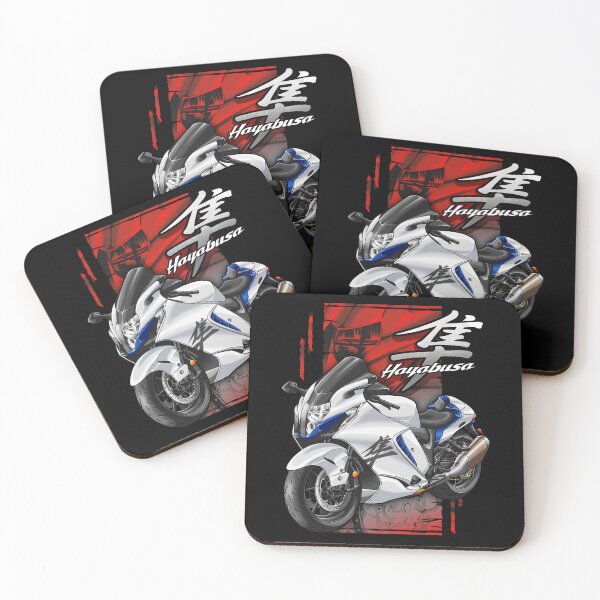Item preview, Suzuki GSX1300R Hayabusa (Pearl Vigor Blue with Pearl Brilliant White) for Motorcycle Riders designed and sold by MotoApparelHub.