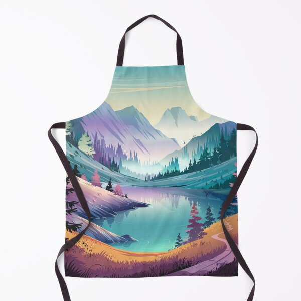 Item preview, Mountain landscape in psychedelic style. designed and sold by Lilashakti ⭐️ ⭐️ ⭐️ ⭐️ ⭐️.