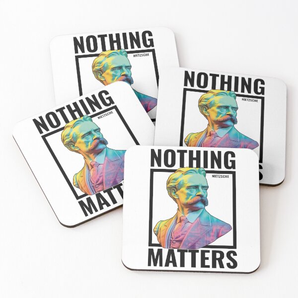 Item preview, Nietzsche Nothing Matters designed and sold by RockFireMerch.
