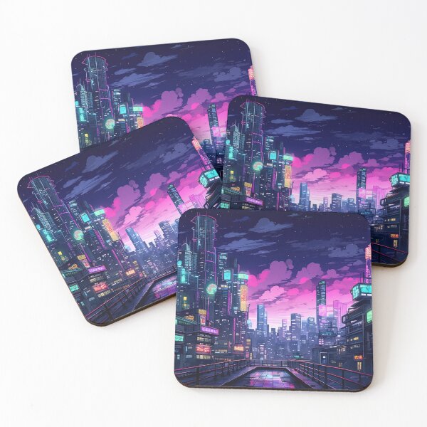 Item preview, Cyberpunk City Rooftop designed and sold by Takeda-art.