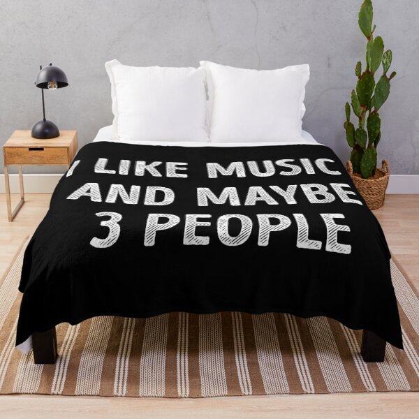 Item preview, I Like Music And Maybe 3 People Funny Music Lover designed and sold by RareBunny.
