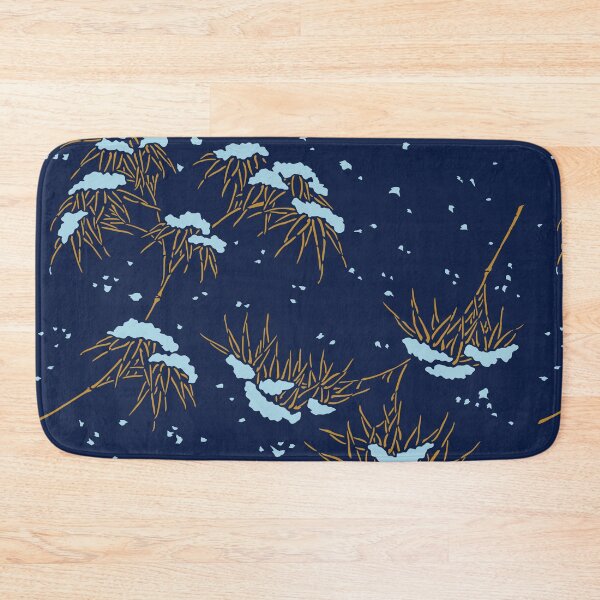 Item preview, Snow on Bamboo, Winter in Japan - Japanese seamless vintage pattern designed and sold by Japan Design Prints.