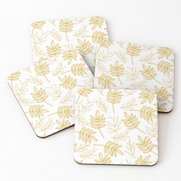 Item preview, Ocher Leaf Pattern: Natural Elegance in Every Detail designed and sold by Monatte .