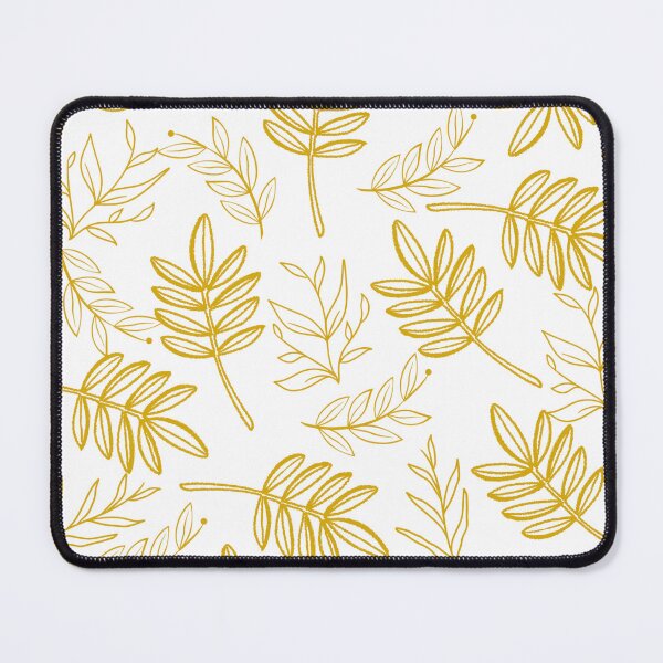 Item preview, Ocher Leaf Pattern: Natural Elegance in Every Detail designed and sold by Monatte .