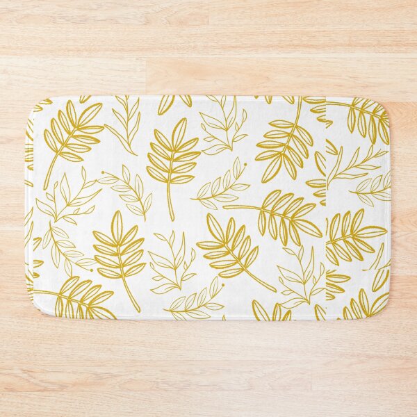 Item preview, Ocher Leaf Pattern: Natural Elegance in Every Detail designed and sold by Monatte .