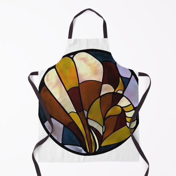 Item preview, Stained glass seashell designed and sold by SpectrumShine.