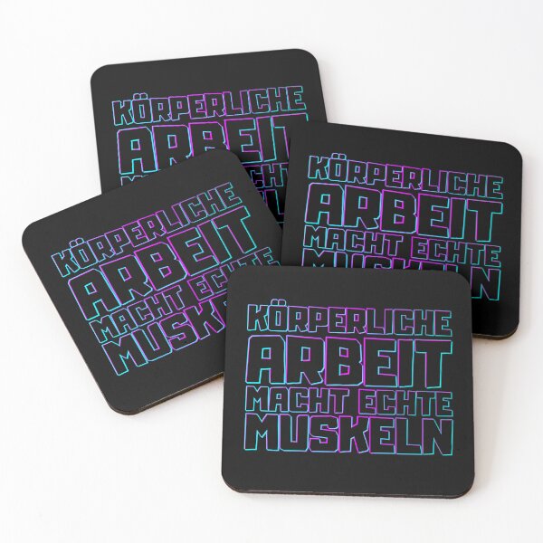 Item preview, Körperliche Arbeit macht Muskeln designed and sold by XriArt by Christina Betke.