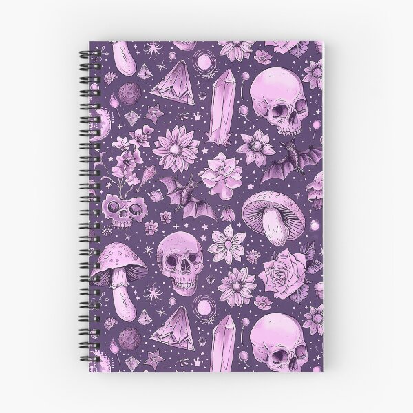 Item preview, Gothic Purple Skull Pattern designed and sold by Shopatmarlow.