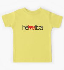 Love Helvetica Kids Tee