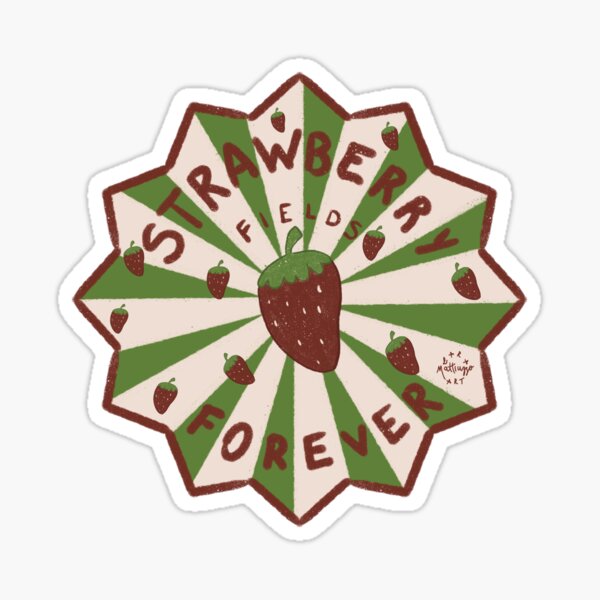 Item preview, Strawberry Fields Forever designed and sold by LaraMattiuzzo.