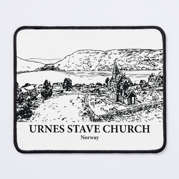 Item preview, Urnes Stave Church - Norway designed and sold by Lakeric Cityscapes.