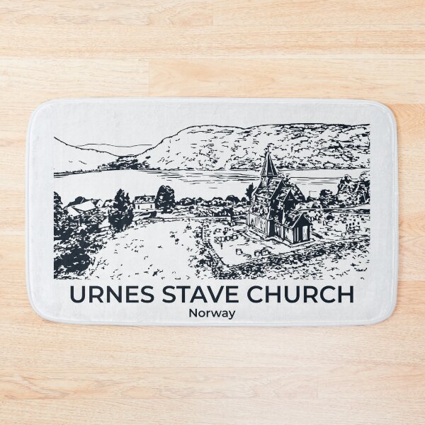Item preview, Urnes Stave Church - Norway designed and sold by Lakeric Cityscapes.
