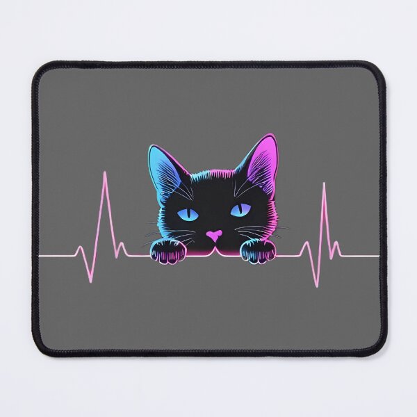 Item preview, Neon Cat Heartbeat T-Shirt designed and sold by PM.