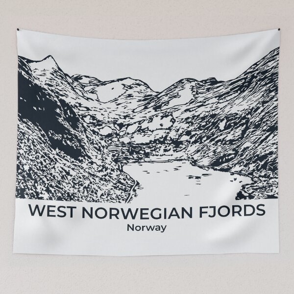 Item preview, West Norwegian Fjords - Norway designed and sold by Lakeric.