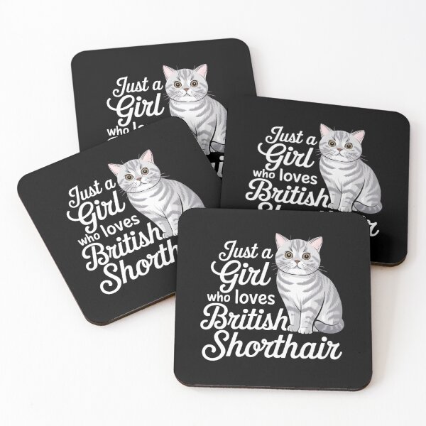 Item preview, Just a Girl Who Loves British Shorthair | Gift for Cat Lovers designed and sold by MartaDreamCraft ⭐⭐⭐⭐⭐.