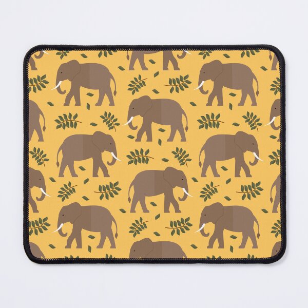 Item preview, Elephants on yellow designed and sold by reneesillus.