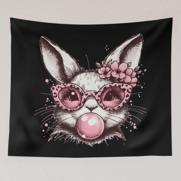 Item preview, Easter Bunny Blowing Bubble Glasses designed and sold by TomFrontierArt.